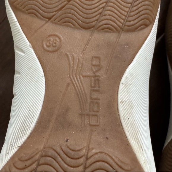 Dansko Hattie Women's White Leather Sneakers size 38 (8 US) - Picture 8 of 12